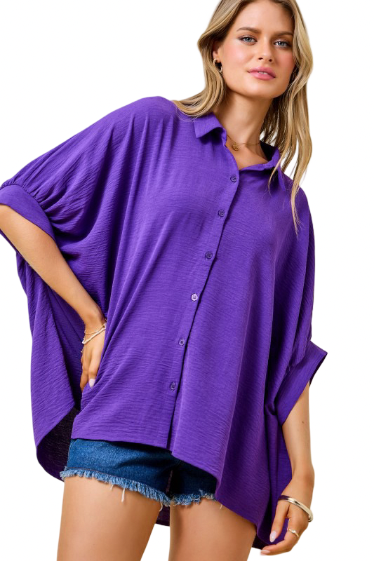 Geaux Girl Button Down