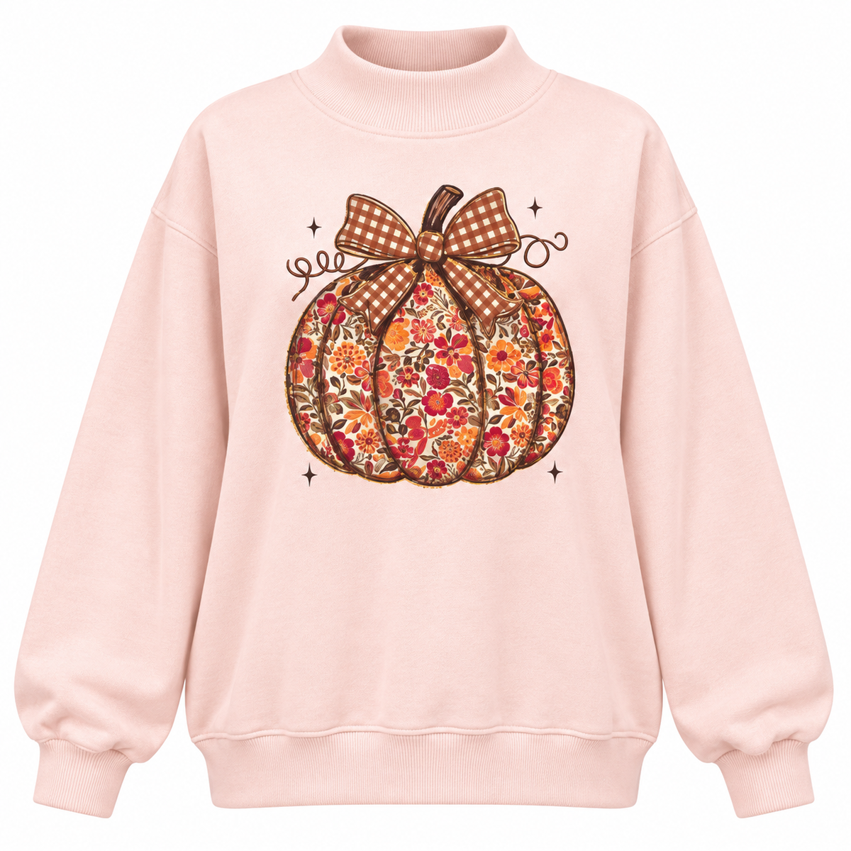 Floral Pumpkin Sweatshirt