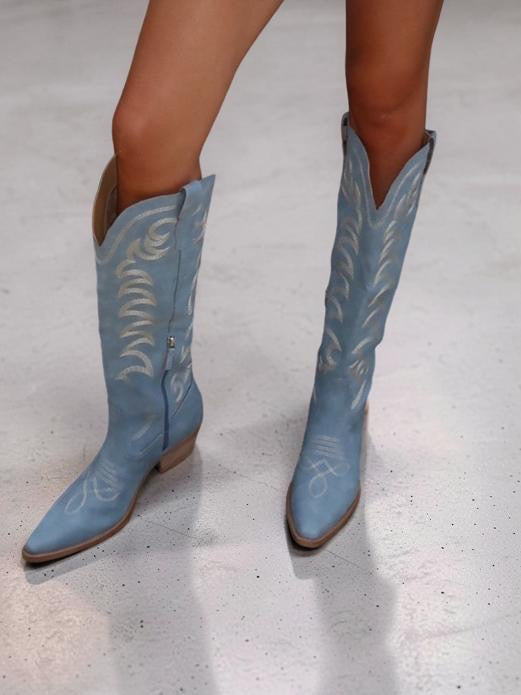 Blue Skies Cowgirl Boots