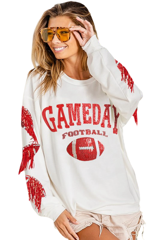 Game Day Fringe Pullover
