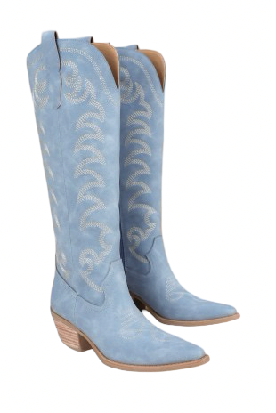 Blue Skies Cowgirl Boots