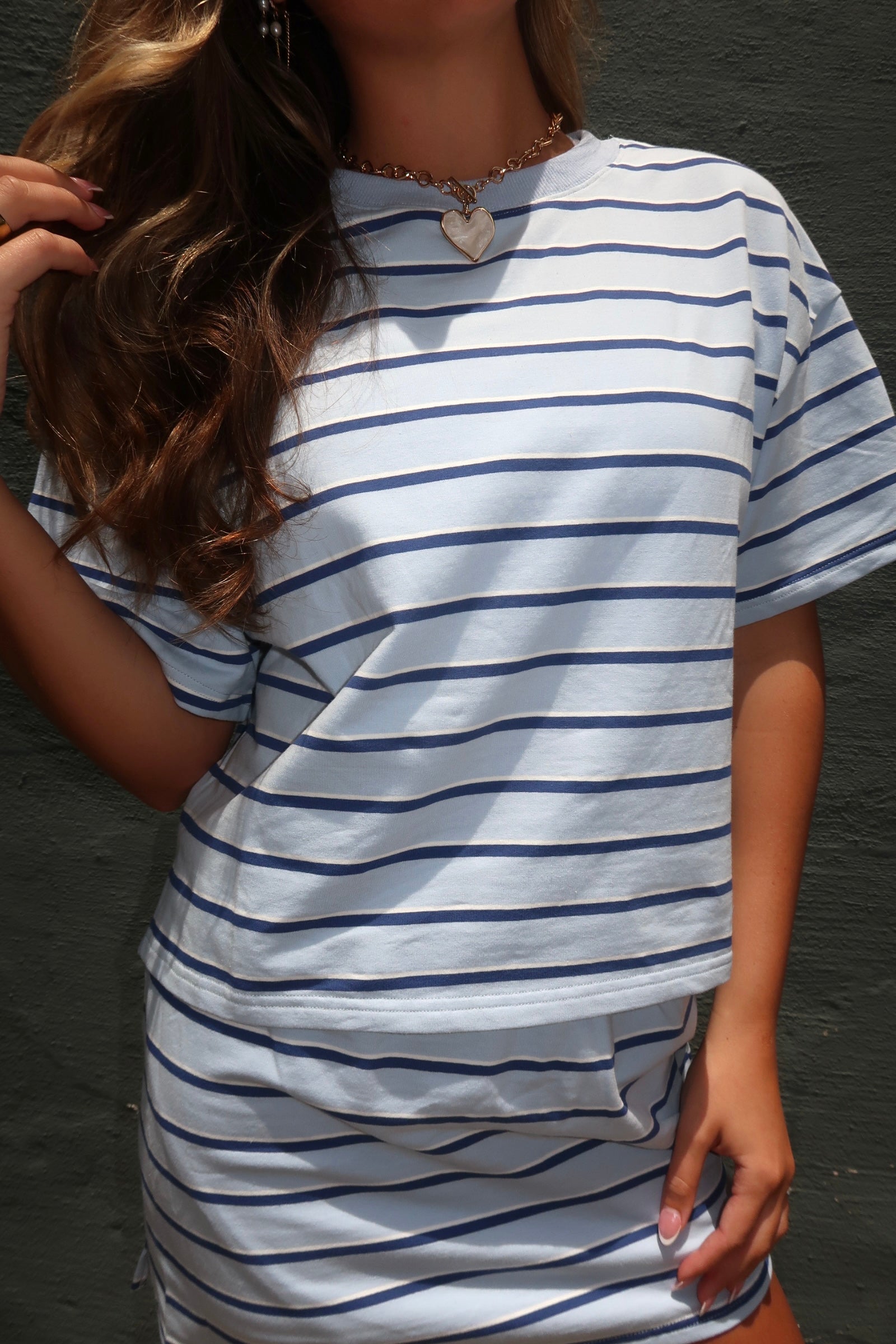 Blue Skies Lounge Short Set