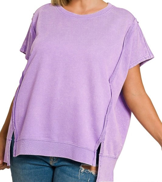Lavender Top Plus Size