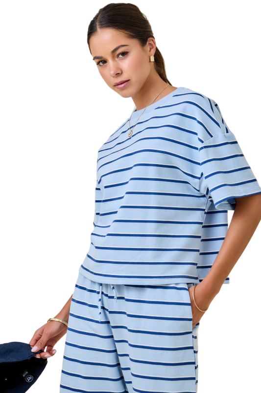 Blue Skies Lounge Short Set