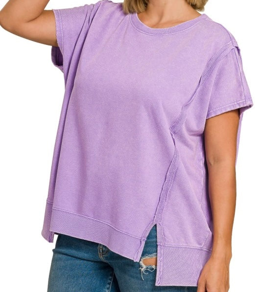 Lavender Top Plus Size